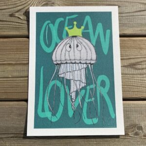 Affiche méduse Ocean Lover