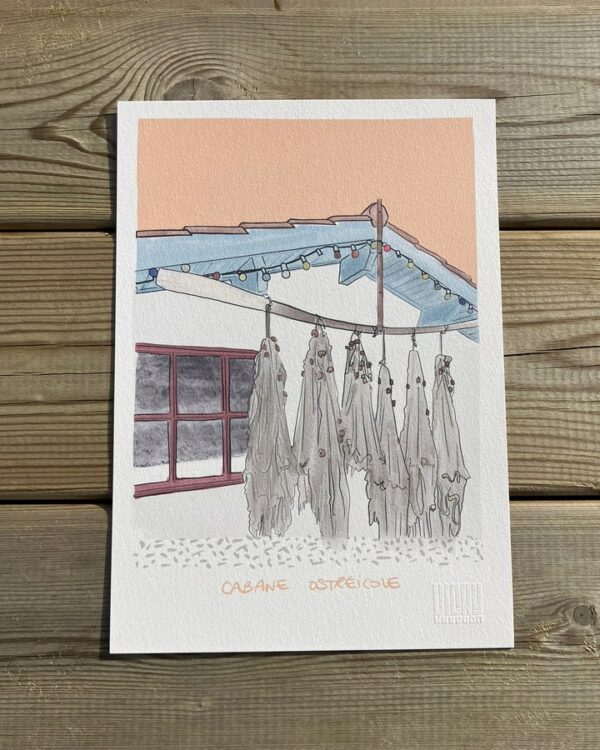 Affiche Cabane Ostréicole