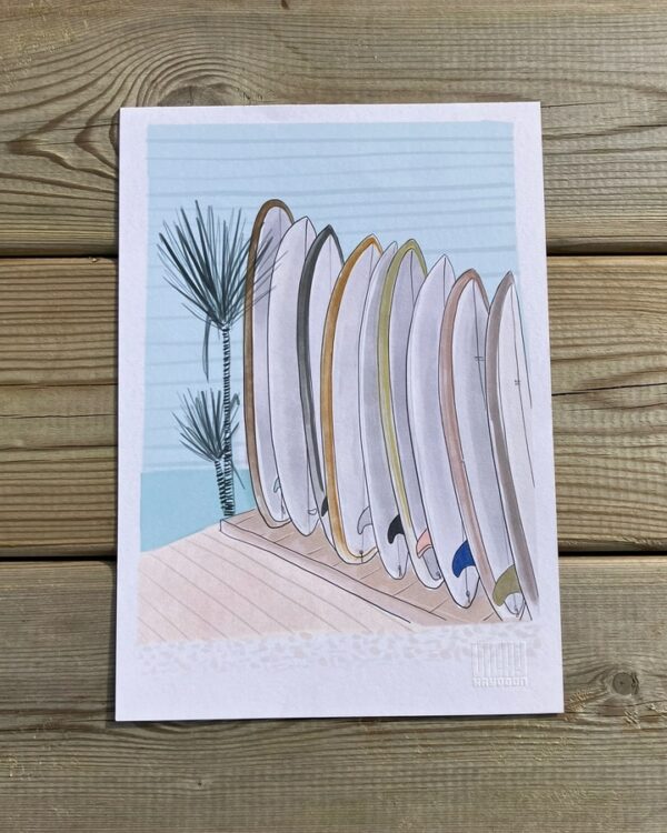 Affiche Planches de surf