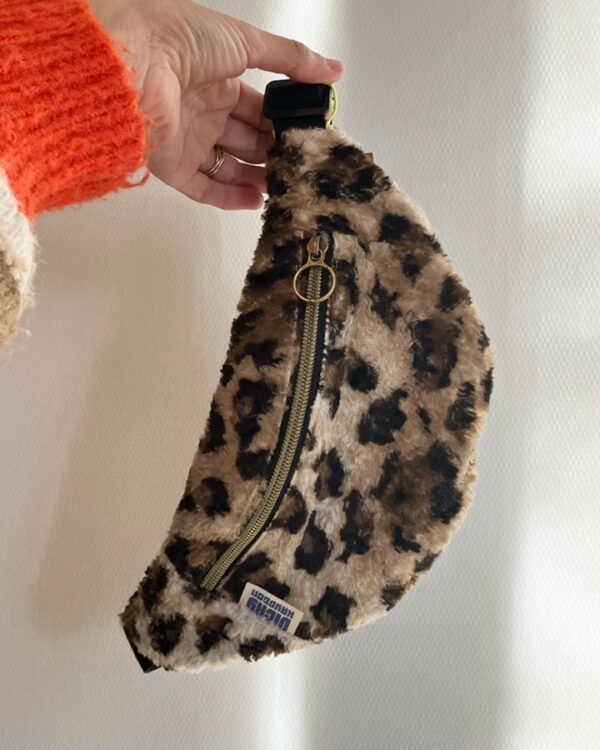 Banane kid leopard Beige