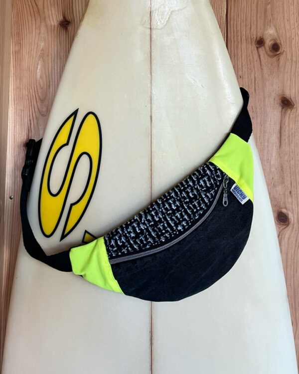 Banane M tweed jaune fluo