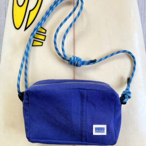 Sac bandoulière bleu de travail