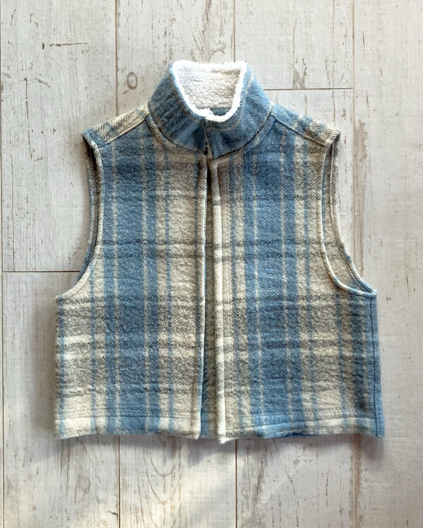 Veste En Laine Bleue