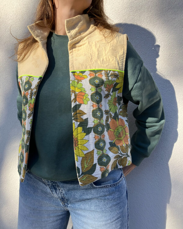 Veste legère Fleur Vintage