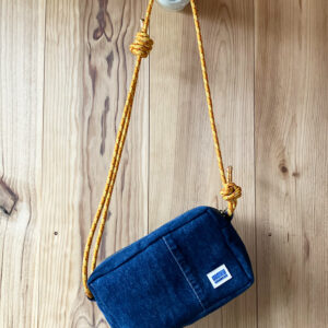 Sac bandoulière Denim Bleu Brut