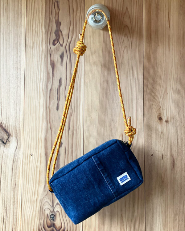 Sac bandoulière Denim Bleu Brut