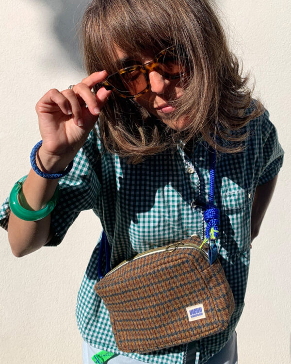 Sac bandoulière Tweed