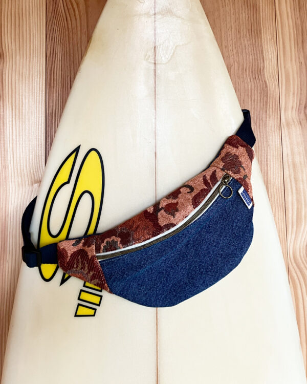 Banane M Fleurs Vintage Denim