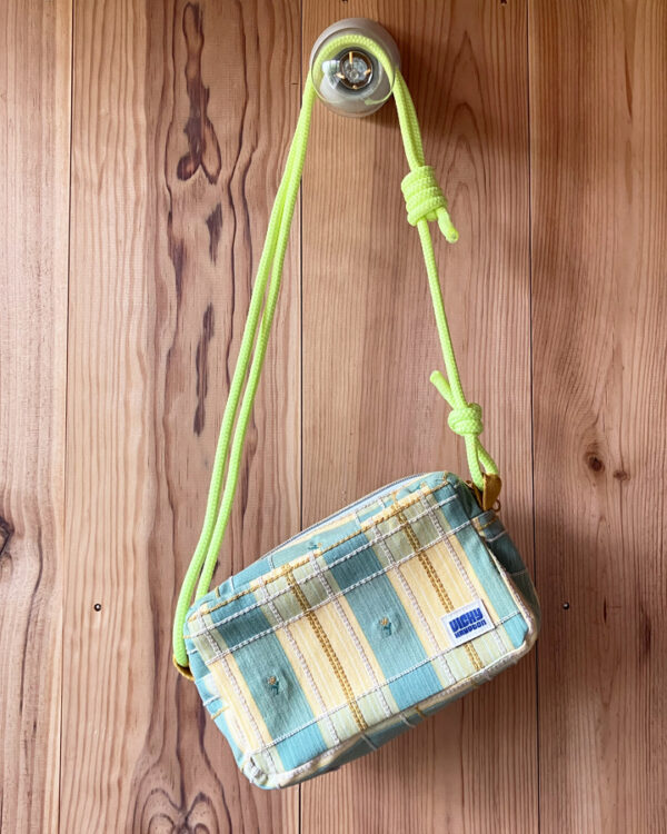 Sac bandoulière Carreaux Jaunes
