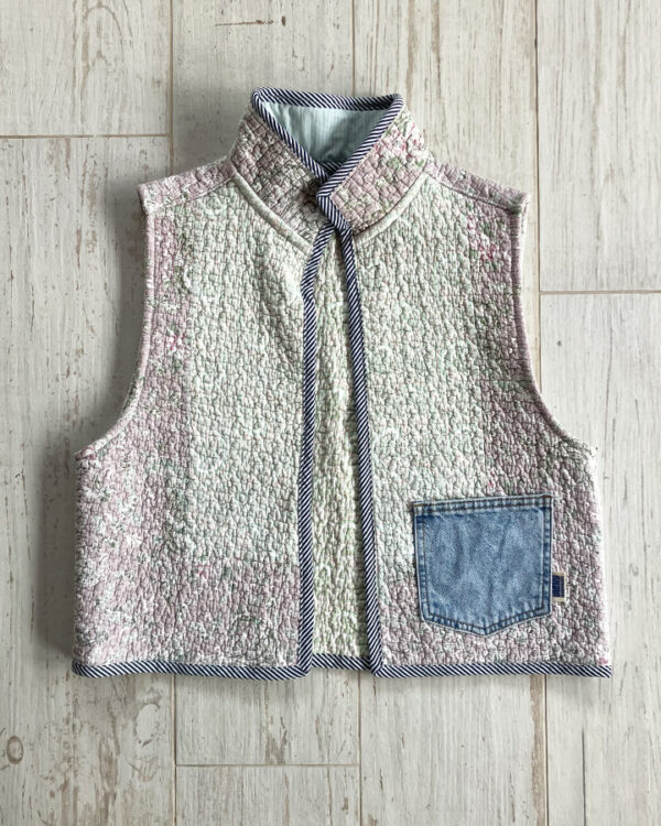 Veste Matelassée Mauve