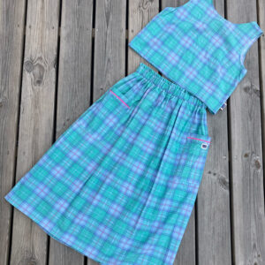 Top + Jupe Croix menthe