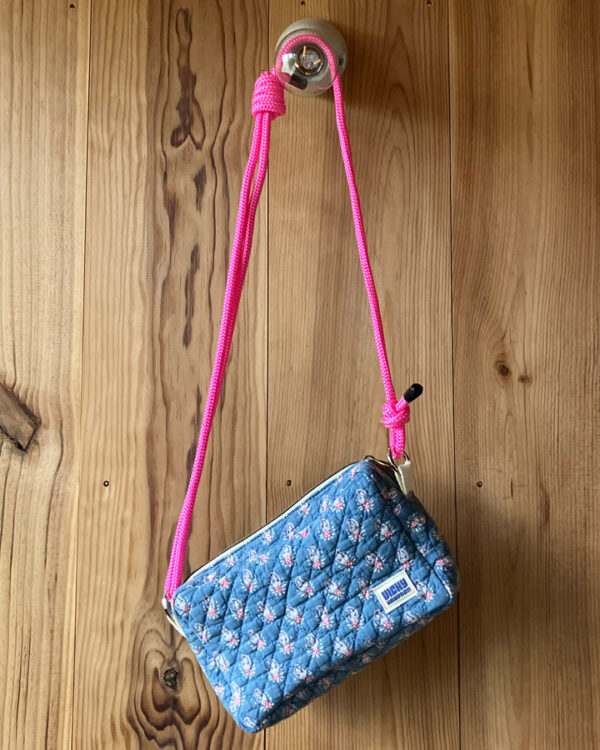 Sac bandoulière Matelassé Fleurs