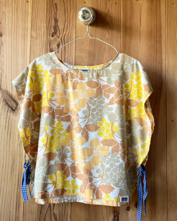 Box Top Nœuds Fleurs Seventies