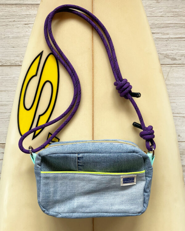 Sac bandoulière Denim Blue