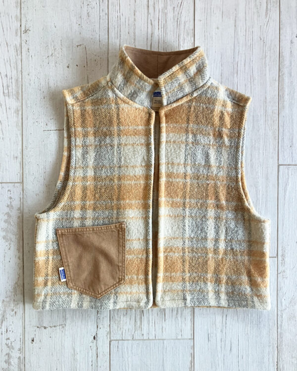 Veste Carreaux Moutarde